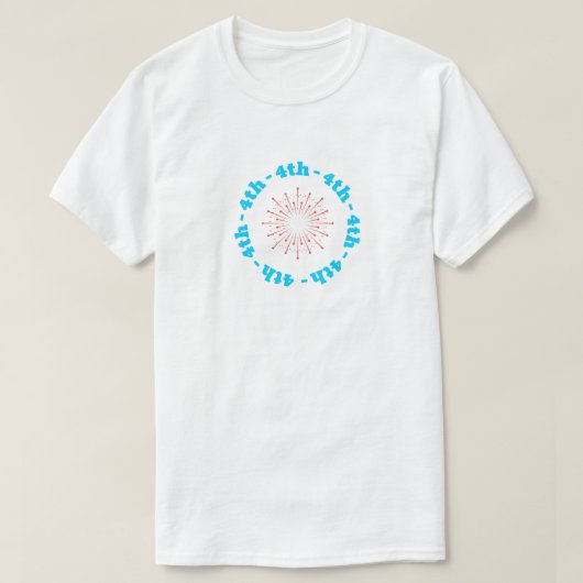 ハッピー4th! tシャツ (デザイン正面)