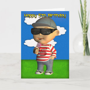 ハッピー5誕生日 カード