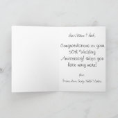 ハッピー50周年結婚記念日カード カード (内部)