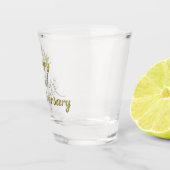 ハッピー50周年記念金ゴールドフォント ショットグラス (右)