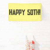 ハッピー50番誕生日バナー 横断幕 (インサイチュ)