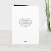 ハッピー50誕生日ネオンサインオンブリック カード (裏面)