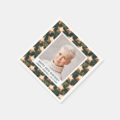 ハッピー50誕生日フォトグラムスターバルーン スタンダードカクテルナプキン (角)