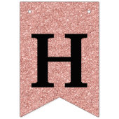 ハッピー50誕生日フォトバラ金ゴールドグリッター バンティングフラッグ (第2の旗)