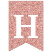 ハッピー50誕生日フォトバラ金ゴールドグリッター バンティングフラッグ (第2の旗)