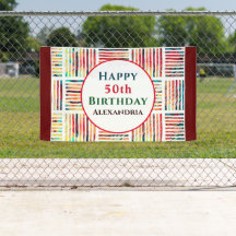 ハッピー50誕生日モダンパーティー