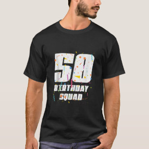 ハッピー50誕生日分隊ハッピー50歳の誕生日 Tシャツ