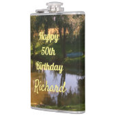 ハッピー50誕生日 フラスク (左)