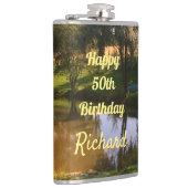 ハッピー50誕生日 フラスク (右)