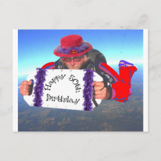 ハッピー50誕生日 ポストカード