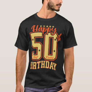 ハッピー50誕生日 Tシャツ