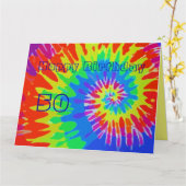 ハッピー50誕生日Groovy Ti-Dimeカードビッグ カード (黄色い花)
