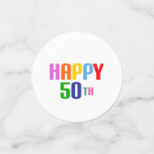 ハッピー50th コンフェッティ (スモール正面)