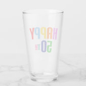 ハッピー50th タンブラーグラス (裏面)