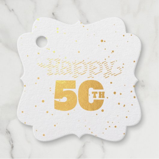 ハッピー50th フェイバータグ (正面)