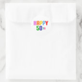 ハッピー50th ラウンドシール (バッグ)