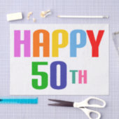 ハッピー50th 薄葉紙 (クラフト)