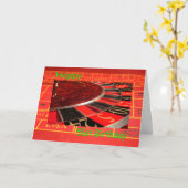 ハッピー51スト誕生日ルーレットホイール カード (黄色い花)