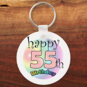 ハッピー55誕生日(ローゼ) キーホルダー (正面)