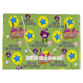 ハッピー6位誕生日抱き枕#6 ラージペーパーバッグ (裏面)