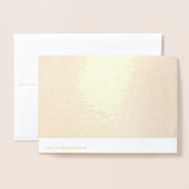 ハッピー6番目の金ゴールド誕生日フォイルカード 箔カード (裏面封筒付き)