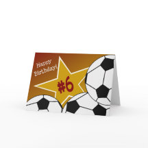 ハッピー6誕生日サッカースター！