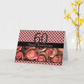 ハッピー60周年記念バラ カード (黄色い花)