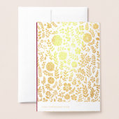 ハッピー60周年記念結婚ラグジュアリー 箔カード (裏面封筒付き)