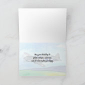 ハッピー60誕生日ブラザーヴィンテージ飛行機 カード (内部)