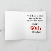 ハッピー60誕生日 カード (内部)