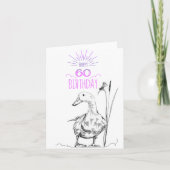 ハッピー60誕生日 カード (正面)