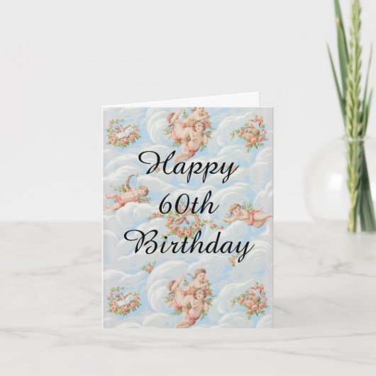 ハッピー60誕生日。 カード (正面)