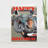 ハッピー60thへ旧クラシック誕生日 カード (正面)