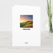 ハッピー60thノーブザヒル誕生日 カード (裏面)