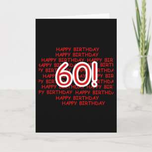 ハッピー60th誕生日 カード