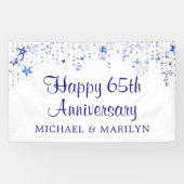 ハッピー65周年サファイアブルースターズ 横断幕 (横)