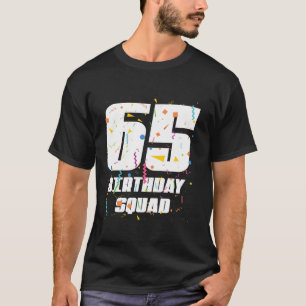 ハッピー65誕生日分隊ハッピー65歳の誕生日 Tシャツ