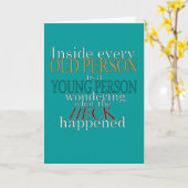 ハッピー65誕生日 カード (黄色い花)