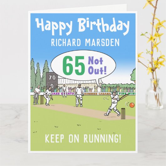 ハッピー65誕生日- 65歳 カード (黄色い花)