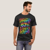 ハッピー67回目登校日 虹の先生 Tシャツ (正面フル)