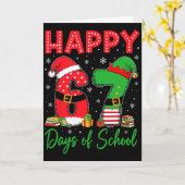 ハッピー67日学校 六 七 67 クリスマス サン カード (黄色い花)