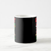 ハッピー67日学校 六 七 67 クリスマス サン コーヒーマグカップ (中央)