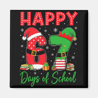 ハッピー67日学校 六 七 67 クリスマス サン マグネット