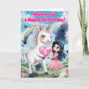 ハッピー6th誕生日 カード