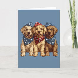 ハッピー7月4日ゴールデンレトリエバードッグス シーズンカード