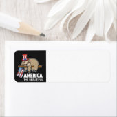 ハッピー7月4日スロース住所 シール (インサイチュ)