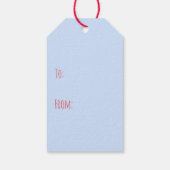 ハッピー7月4日ドッグズピックアップトラック ギフトタグ (裏面)