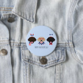 ハッピー7月4日ラブラドールレトリエバードッグ 缶バッジ (インサイチュ)