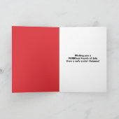 ハッピー7月4日愛国猫イン顔マスク シーズンカード (内部)