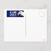 ハッピー7月4日 シーズンポストカード (裏面)